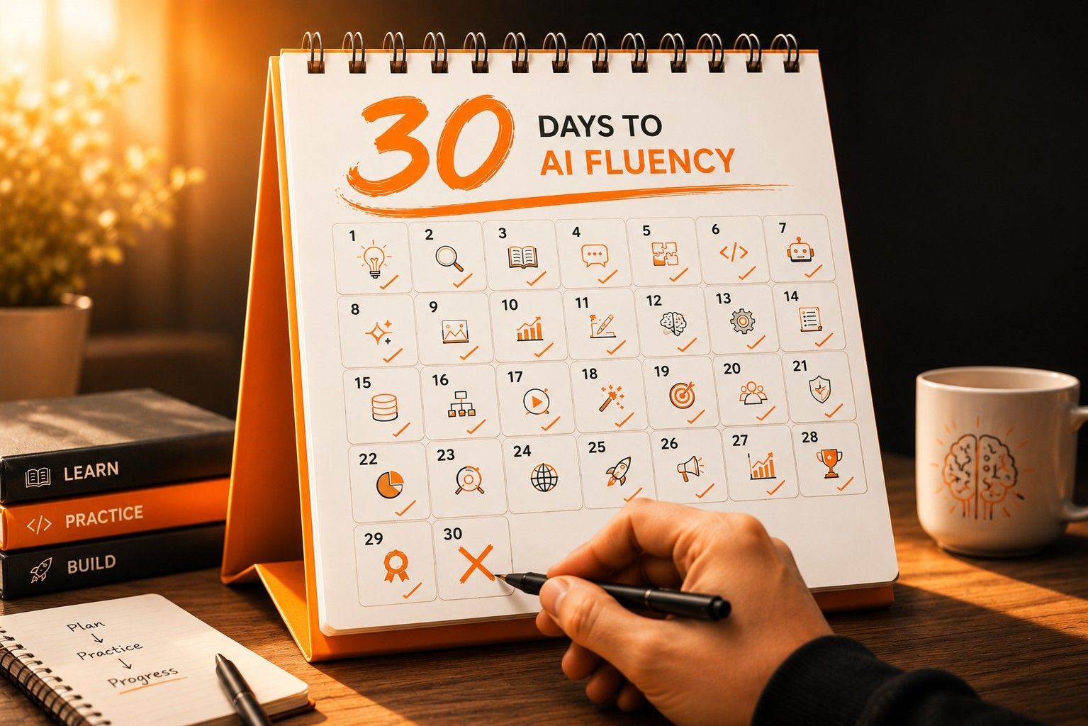 From Zero to AI‑Fluent in 30 Days: A Real Plan That Works .