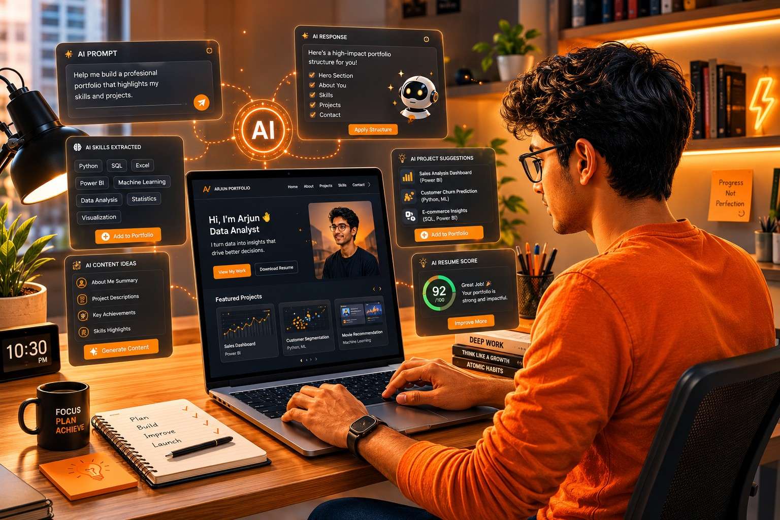 No Work Experience? Here's How AI Helps You Build a Portfolio That Gets Noticed