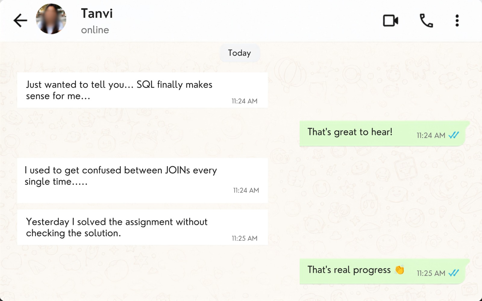 Learner testimonial 2